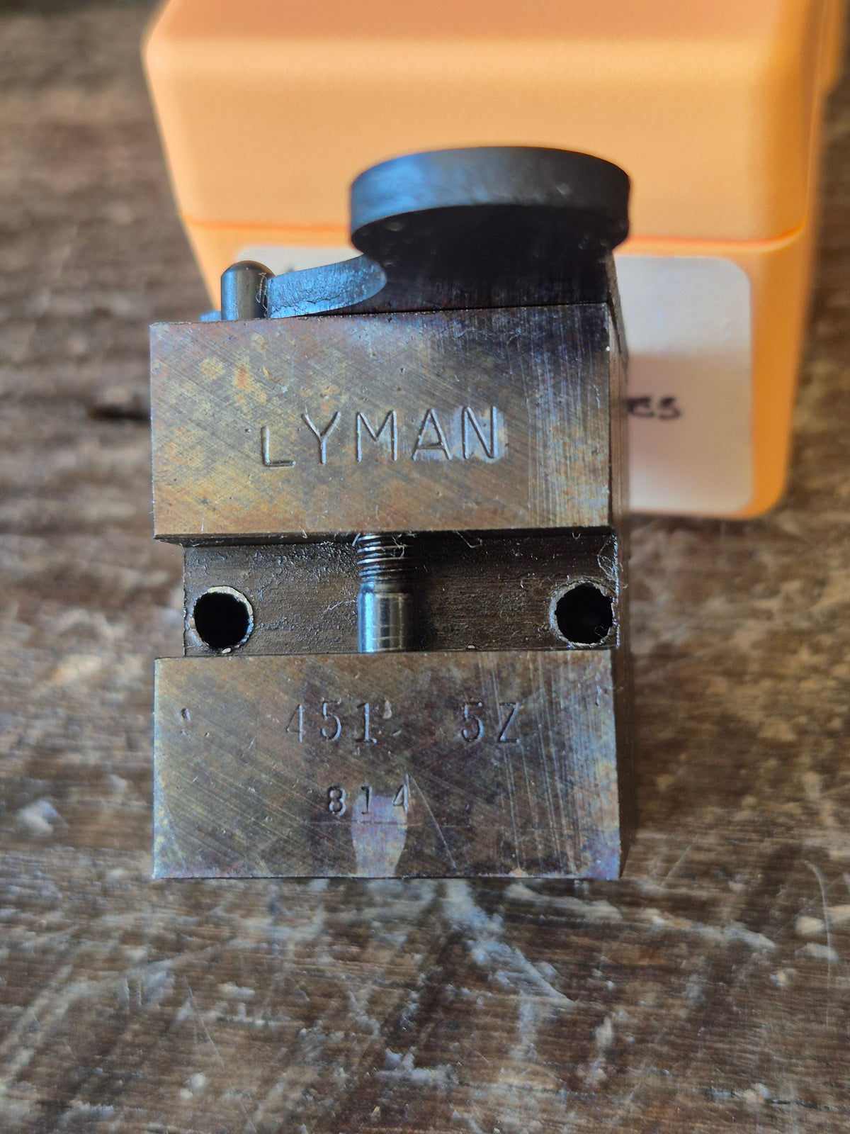 Lyman .451dia round ball, 2 cavity mould