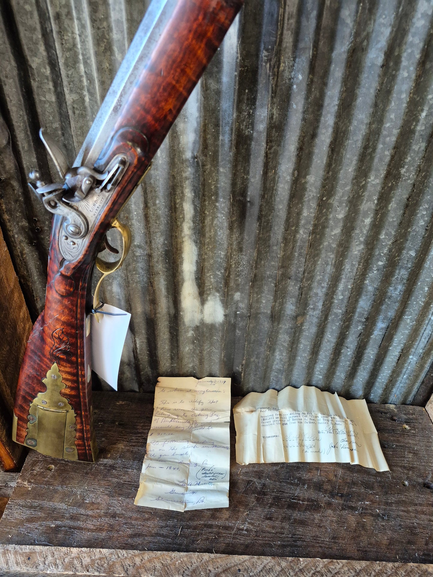 Pennsylvania (Berks county) .45cal flintlock target rifle