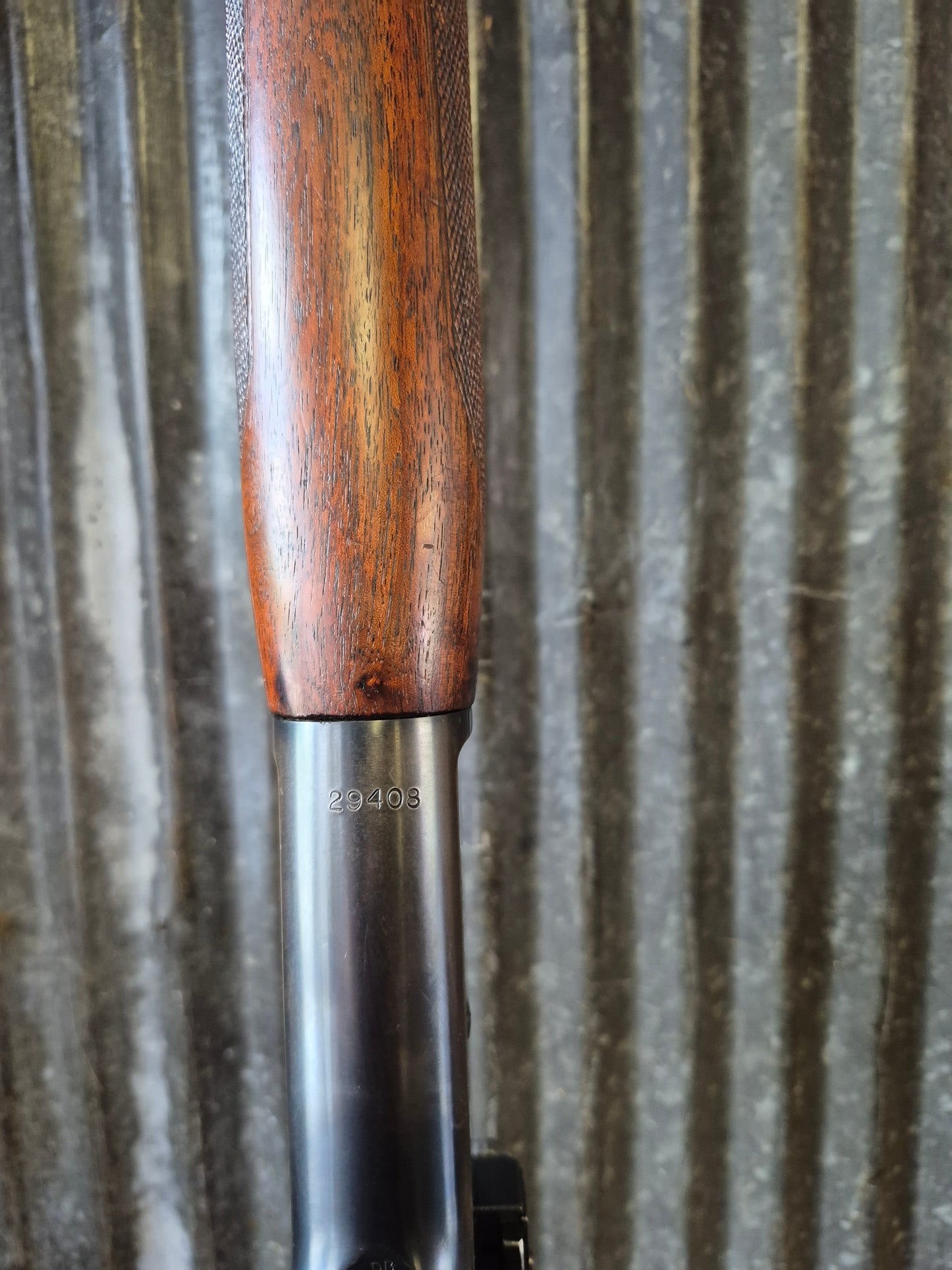 Winchester Model 71 Deluxe with Redfield rear peep sight.