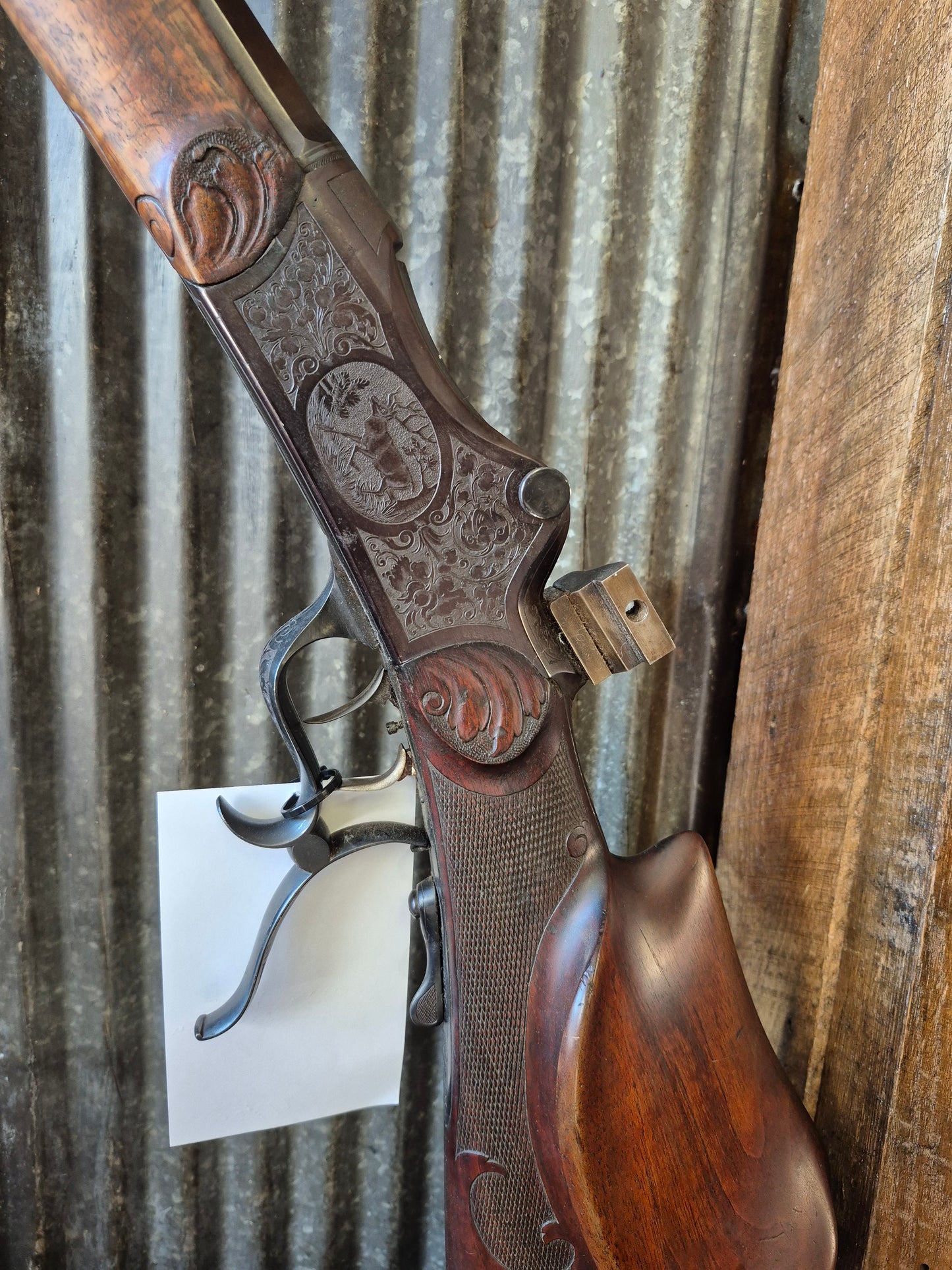 H. Kiechner in Homburg v.d. Hohe 1920's Schutzen Martini-Henry 22lr target rifle