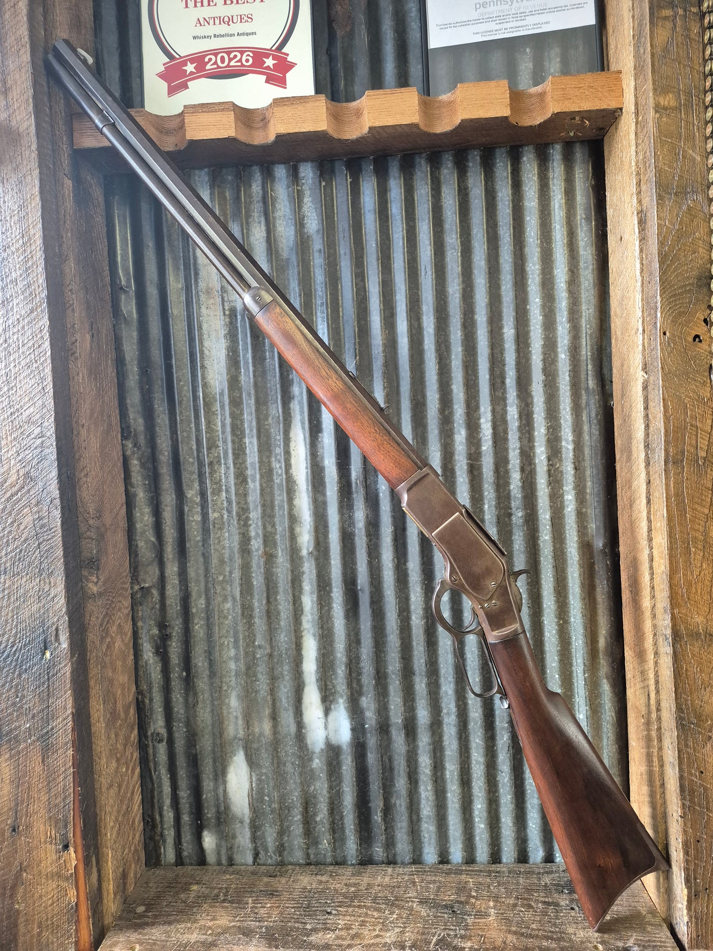 Winchester Model 1873 2nd Model Lever-Action Rifle – .44 WCF – Manufactured 1879