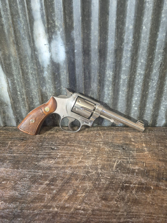 Smith and Wesson Pre-Model 10 Nickle .38 Special
