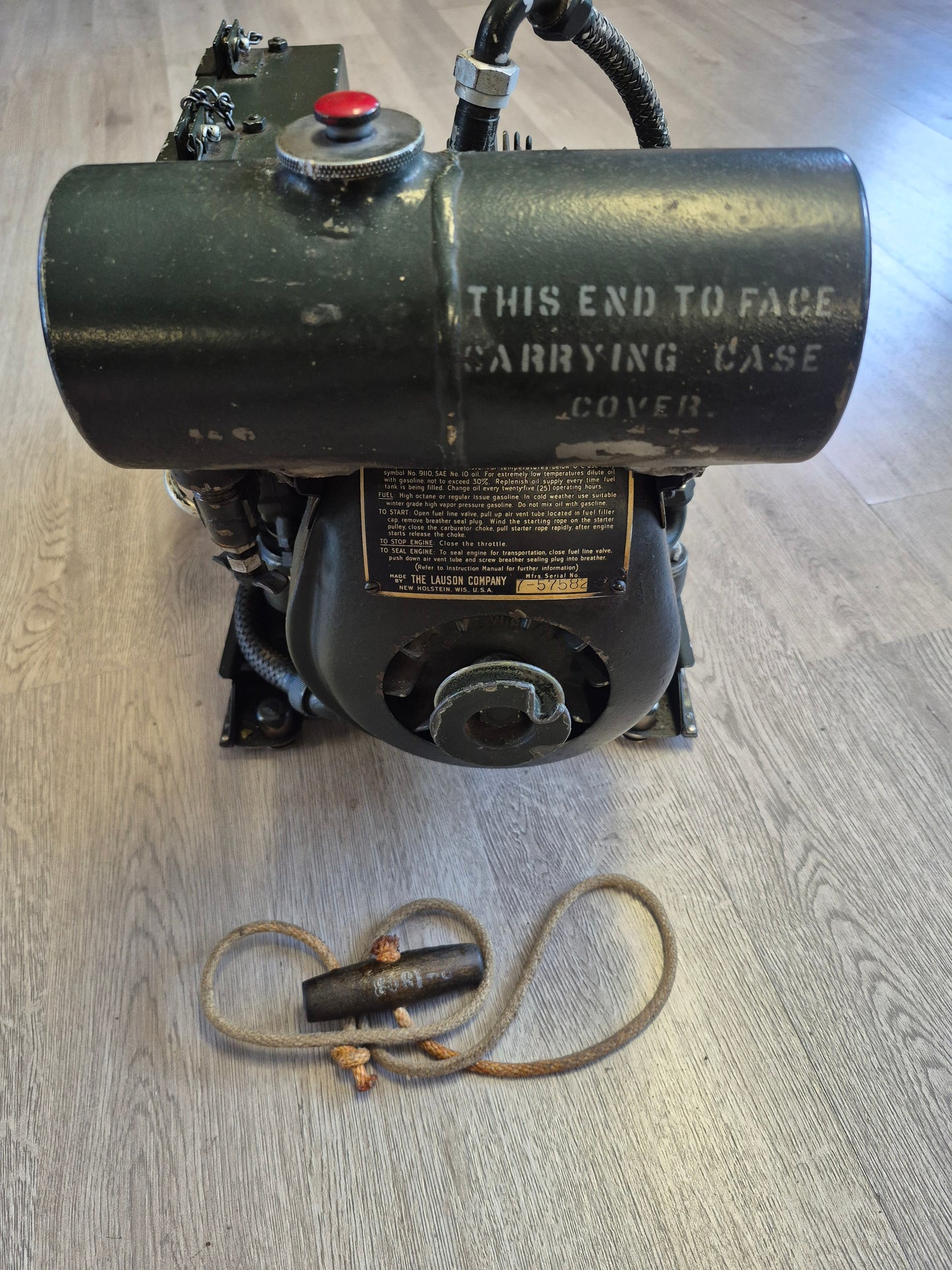 Type CCW-73037 Portable Generator