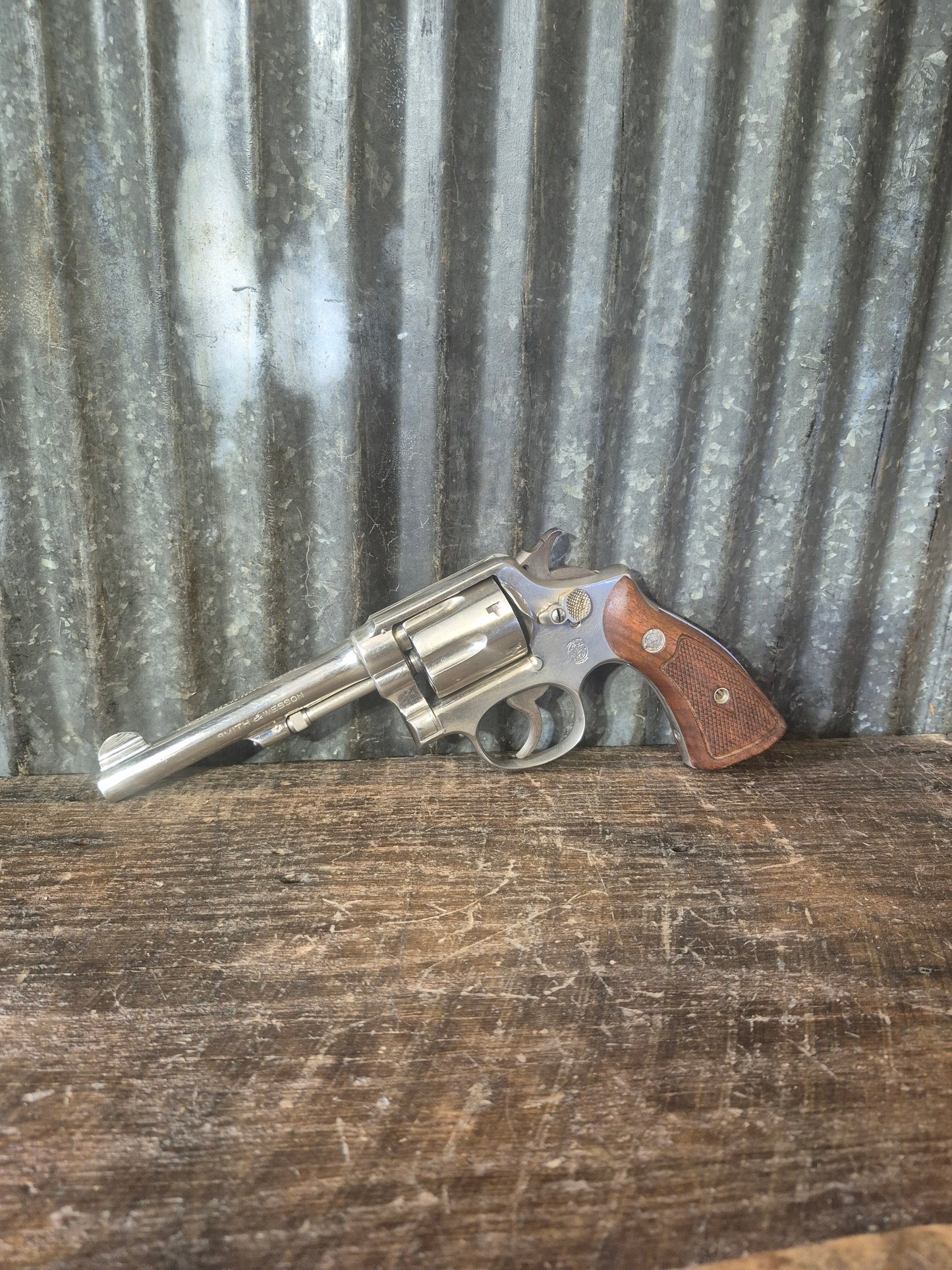 Smith and Wesson Pre-Model 10 Nickle .38 Special