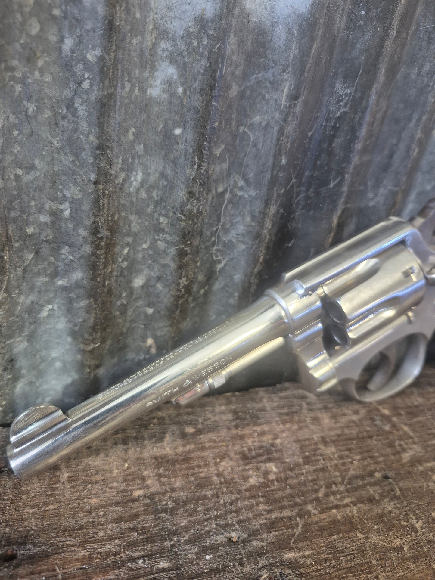 Smith and Wesson Pre-Model 10 Nickle .38 Special