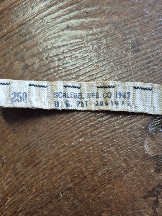 1947 Manufactured 250 Round M1919 Cloth Belt