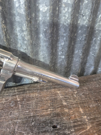 Smith and Wesson Pre-Model 10 Nickle .38 Special